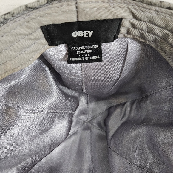 OBEY PROPAGANDA Rare vintage 6 panel ballcap Sz L/XL - Picture 8 of 14